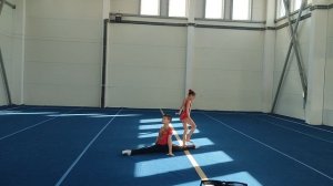 СМП 2 спортивный, Ковалева Анна - Киселев Егор, ДК Маш-ль, Балансовое упражнение