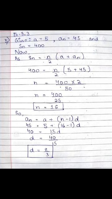 Arithmetic Progressions Exercise-5.3 Solution (Part-19) #learnwithakku #learn #ncert #maths #viral