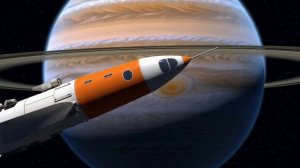 Футаж Космос, ракета, планета