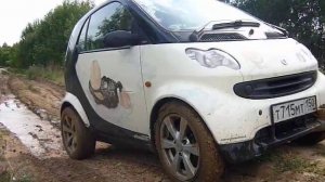 Offroad Smart 42 - сел днищем на бруствер