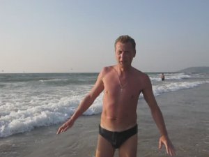 Я  в Гоа!Побежал купаться!Пляж Калангут!