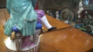 Фигура Мейсен Асье Мальчик с ружьем и собакой 20 век супер состояние на продажу