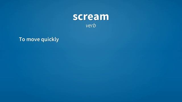 Scream | Meaning of scream смотреть онлайн