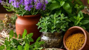 Очищение кишечника травами .