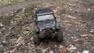 Rc cars Beluga ныряет по лужам