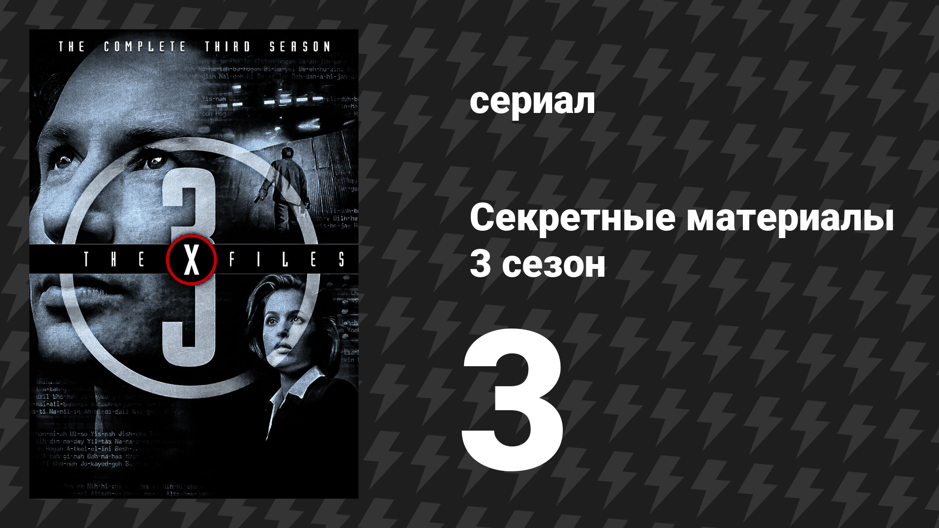 Секретные материалы 3 сезон 3 серия «Д. П. О.» (сериал, 1993-2018)