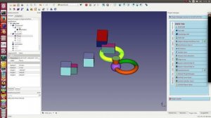 export multiple colored models from freecad into obj format
