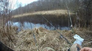 Ловля 3 апреля плотвы и уклеи.