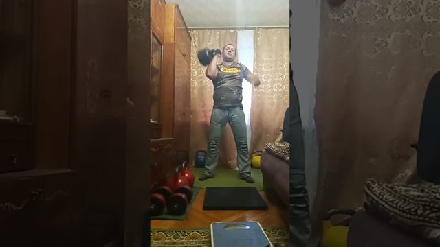 Швунг жимовой, гиря 32 разборная. 22.10.21 смотреть онлайн