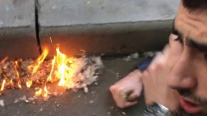 Тополиный пух поджигать опасно...))