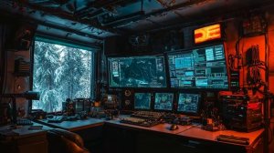 Hidden Winter Outpost in the Snow Immersive Sci-Fi Ambience for Focus & Sleep