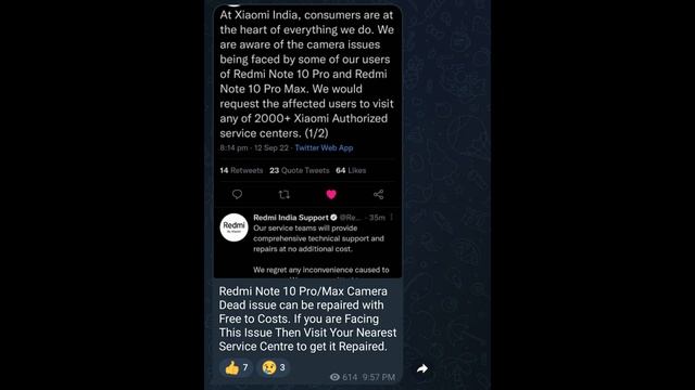 MIUI 13 Camera Not Working | How To Fix Camera Dead After Miui 13 On Redmi Note 10 Pro/Max | #tamil смотреть онлайн