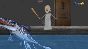 NEW Dinosaurs Battle | Granny VS Jurassic World  Dinosaurs |Sewer Creature! /Granny  Animation