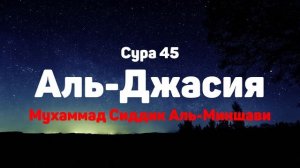 Сура 45 Аль-Джасия - Мухаммад Сиддик Аль-Миншави