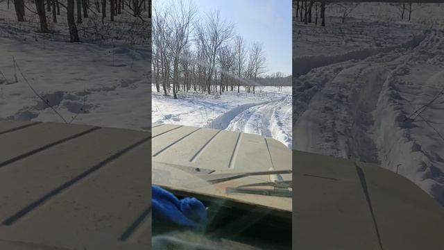 по весеннему снегу на уазике смотреть онлайн