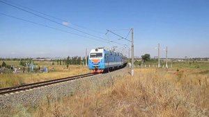 Электровоз ЭП1М-600. Блок-пост 7 км. 2014 г.