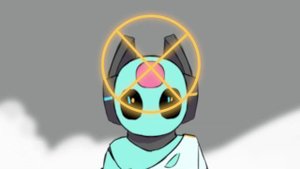 rain world hot milk animation meme (looks to the moon)