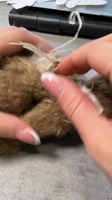 Кажется я забыла показать этого мишку