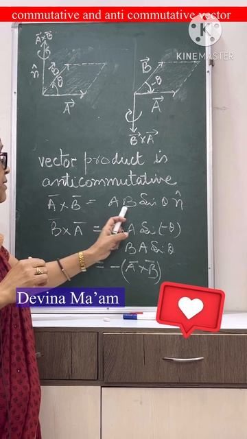 Understanding Commutative and Anti-Commutative Vectors: Explained Simply #vectors  #viral