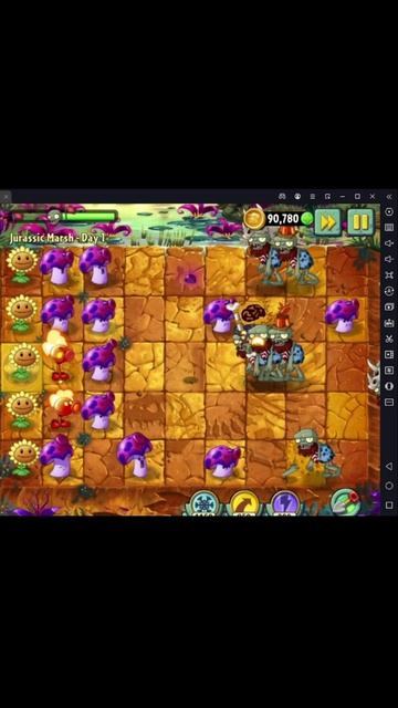 Растение против Зомби 2/PvZ2 Adventure Jurassic Marsh Day 1/Юрское Болото День 1 #pvz смотреть онлайн