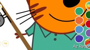 три кота 1 сезон 2 серия (раскраски)