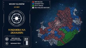 Kompletna Mapa Bitew Wojen Klonów ⚔️ | STAR WARS BITWY [KANON] [Odcinek Specjalny]