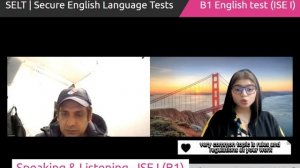 Trinity College London - ISE I (B1) Integrated Speaking and Listening|| Full Mock Test || UKVI