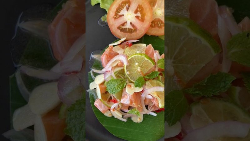 ОЧЕНЬ ВКУСНЫЙ витаминный салат с форелью #food #recipe #cooking