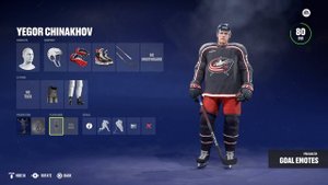 Редактор в NHL24 - Егор Чинахов (Tutorial Yegor Chinakhov NHL24)