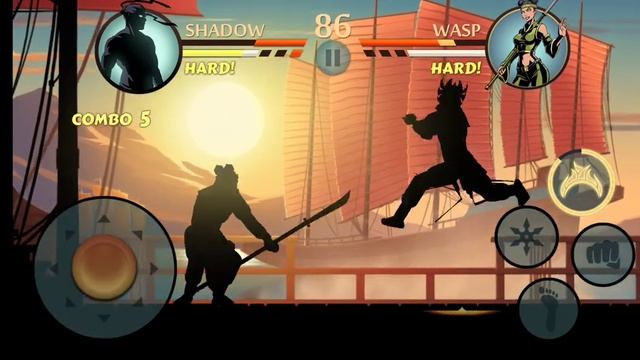 Shadow fight 2 gameplay II node-276 (Wasp) #gameplay #shadowfight2 #offline #weapons #fight #old