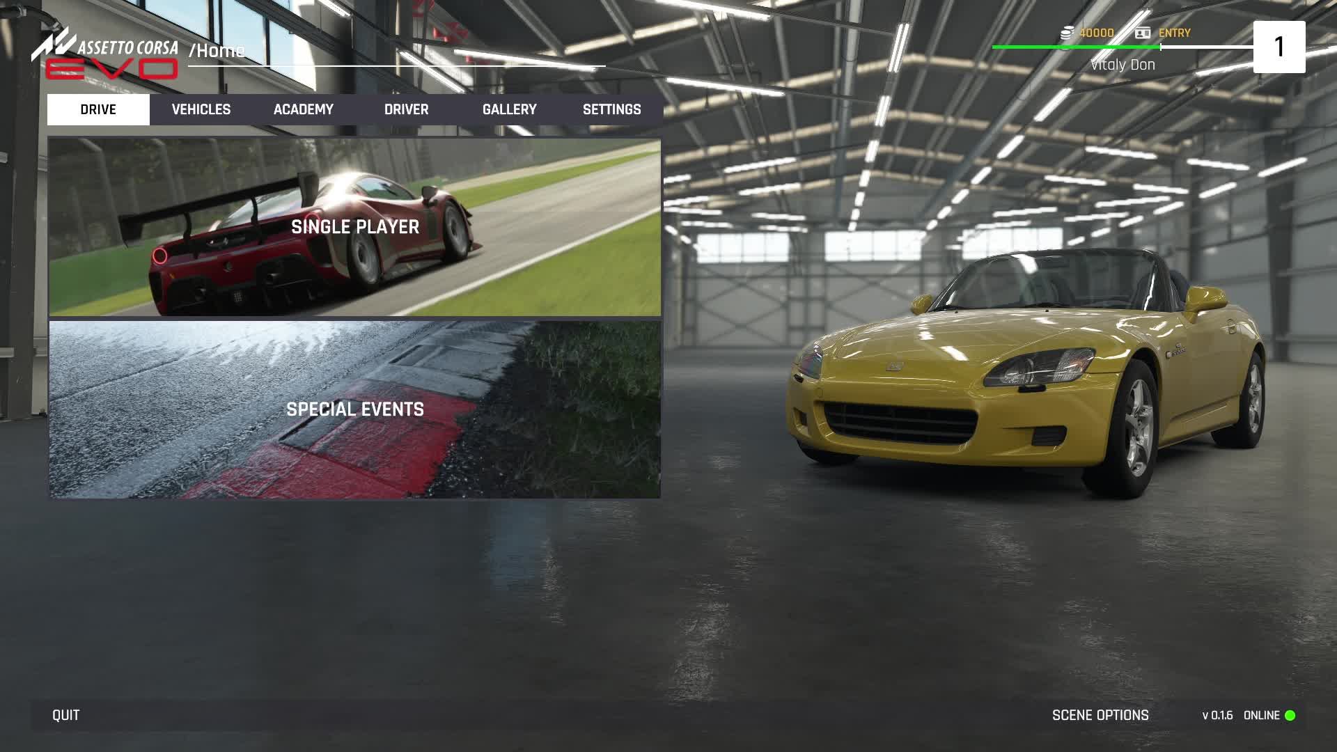 Assetto Corsa EVO. Проба Ивентов.
