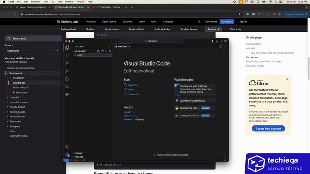 K6.io API Load Testing : Introduction and Installation with sample script смотреть онлайн