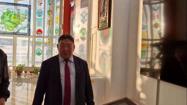 Моменты посещения Александром Ткачевым Библиотеки - Архива М.Е. Николаева в с. Чапаево 05.04.2025 г