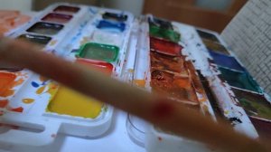 рисуем красками, детские развивающие игры