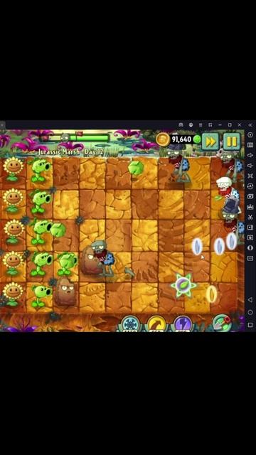 Растение против Зомби 2/PvZ2 Adventure Jurassic Marsh Day 12/Юрское Болото День 12 #pvz смотреть онлайн
