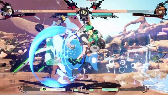 GGST ▰ Koji (Ramlethal) vs Noru (May). Guilty Gear Strive Top Tier Matchup