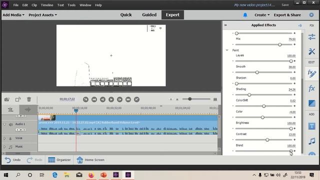 Cartoonr Plus filters in Premiere Pro Elements 2019