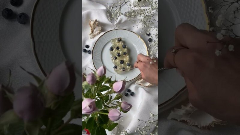 Красивая подача ВКУСНОГО ДЕСЕРТА #food #recipe #cooking