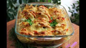ВКУСНЕЙШАЯ ЗАПЕКАНКА ИЗ КАБАЧКОВ С КУРИЦЕЙ!