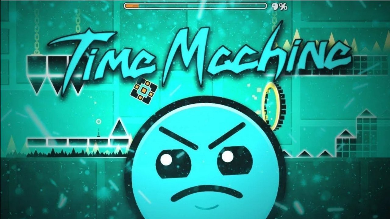 Прохождение уровня "Time machine". Geometry dash.