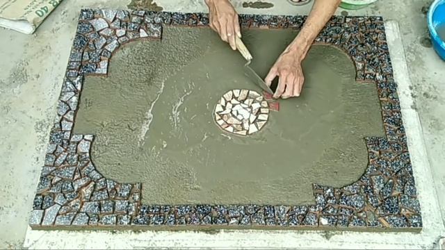 The most beautiful and easiest way to make creative cement table and chairs with ceramic tile # 13 смотреть онлайн