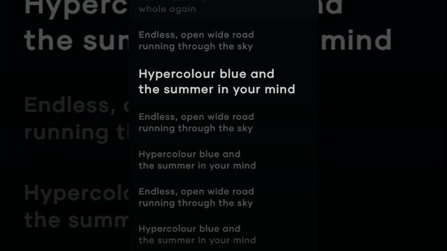 CamelPhat & Yannis Foals - Hypercolour (lyric video)