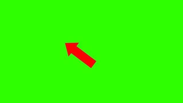 Arrow Green Screen | Animated Arrow Green Screen
