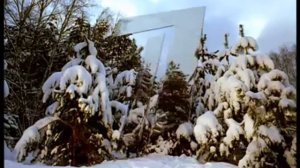 Заставка ОРТ 2000, зимний лес