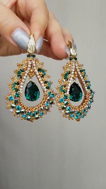 Изумрудные серьги Кесем 5