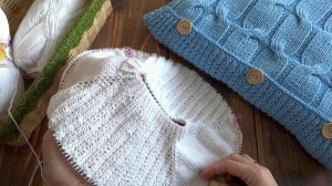Две готовые работы и новый процесс🤗 Вязание спицами.