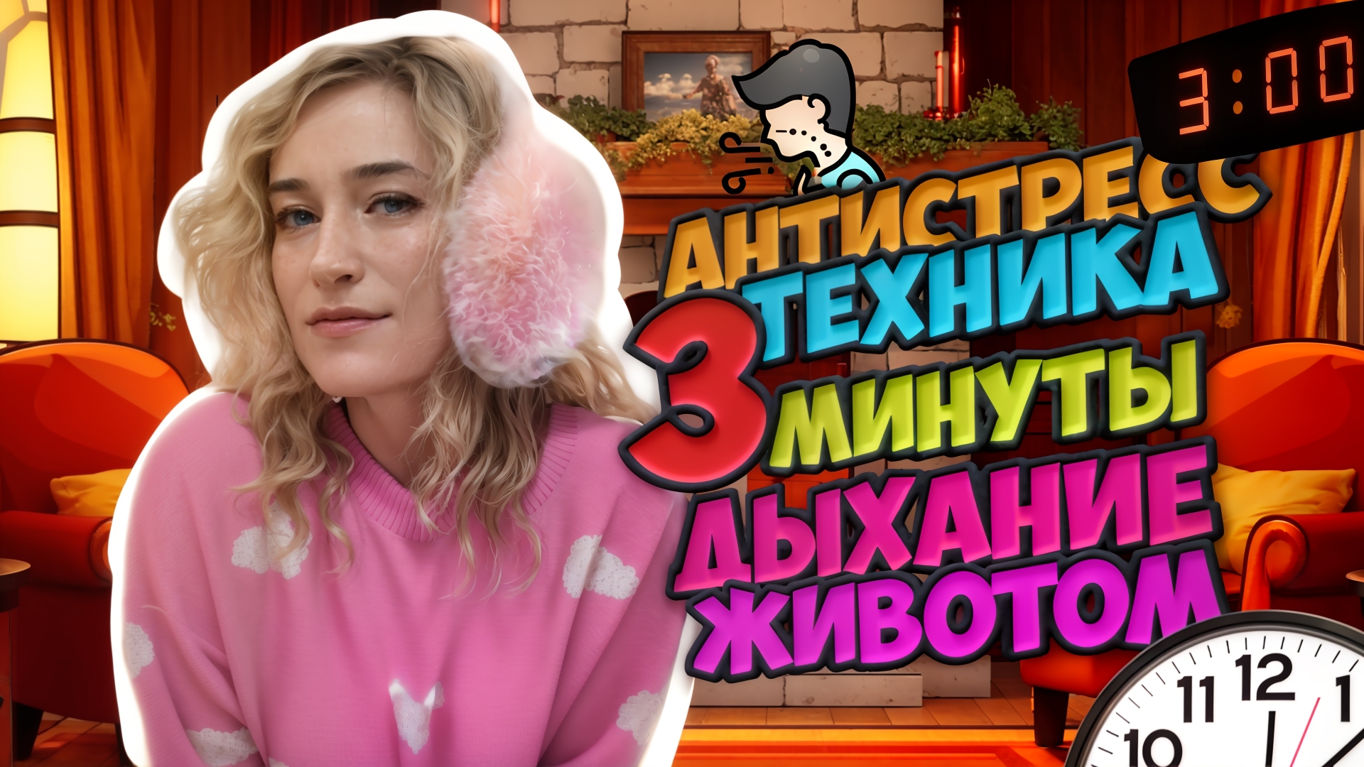 АНТИСТРЕСС ДЫХАНИЕ ЖИВОТОМ