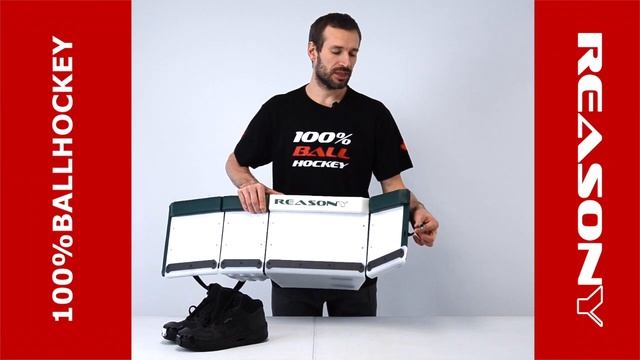 ReasonY ball hockey goalie pads boot and toe strapping смотреть онлайн