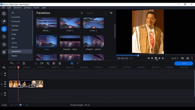 photo transition & flying objects editing movavi смотреть онлайн