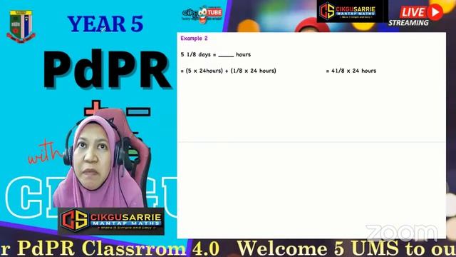 PdPR@CikguSarrie | UMS 5 | TIME | Converting Units of Time смотреть онлайн